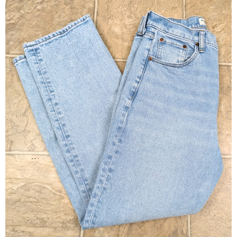 Abercrombie sz 28/6 The Ankle Straight Ultra High Rise Jeans distressed 3532 - Picture 5 of 7